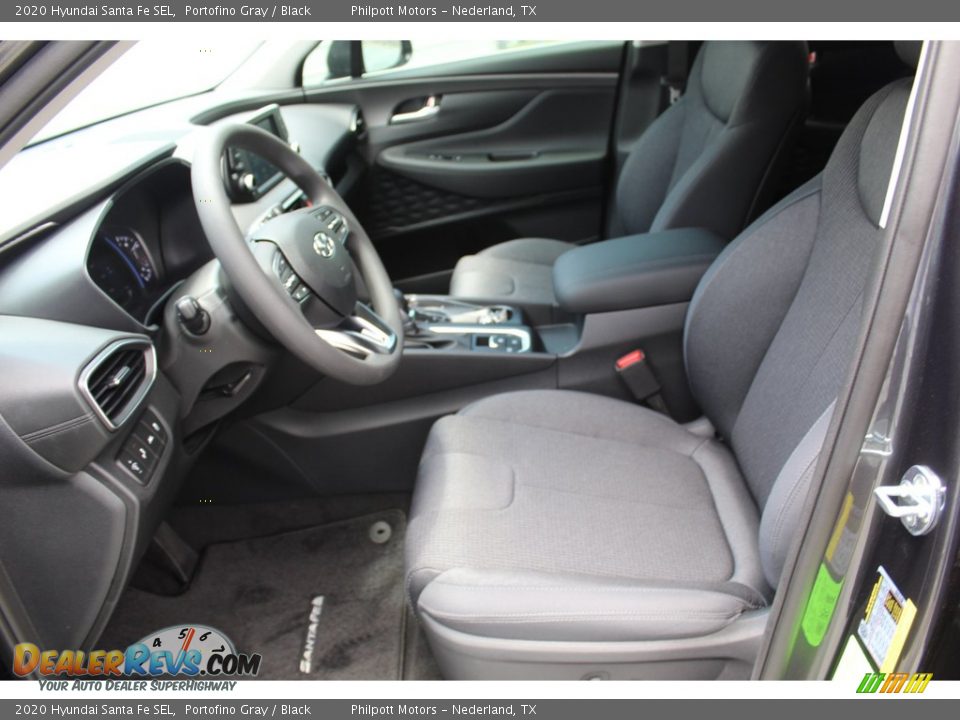 2020 Hyundai Santa Fe SEL Portofino Gray / Black Photo #10
