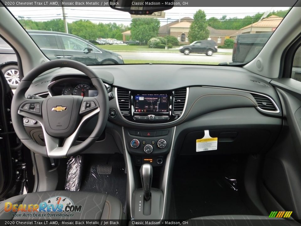 2020 Chevrolet Trax LT AWD Mosaic Black Metallic / Jet Black Photo #12