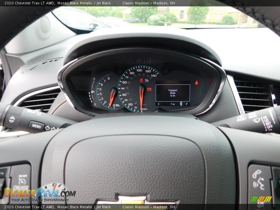 2020 Chevrolet Trax LT AWD Mosaic Black Metallic / Jet Black Photo #13