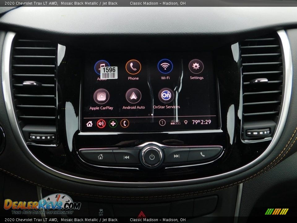 2020 Chevrolet Trax LT AWD Mosaic Black Metallic / Jet Black Photo #15