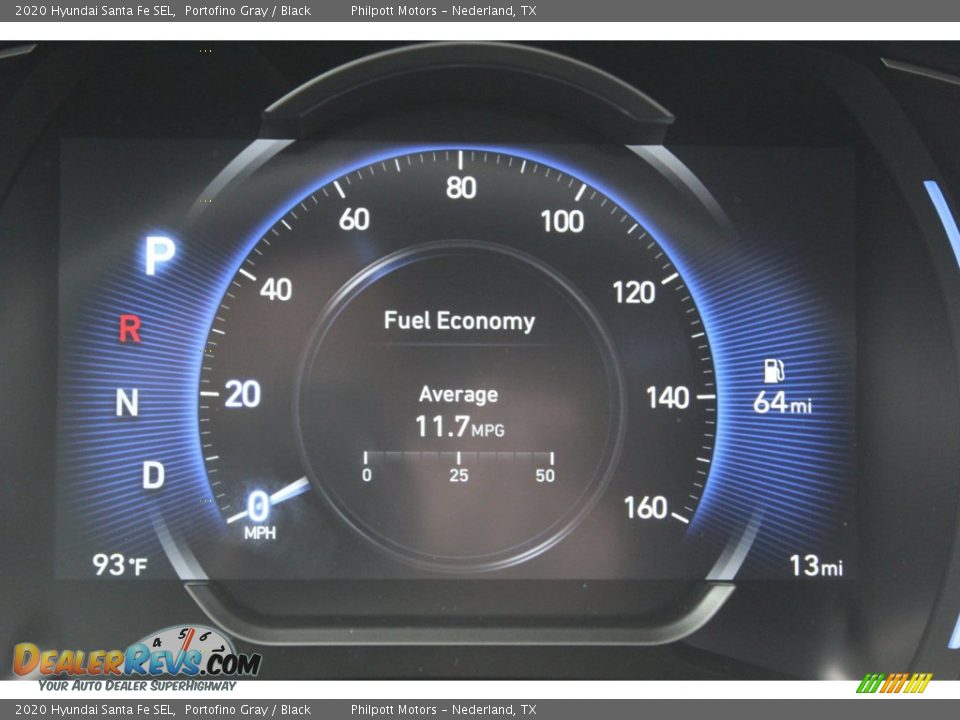 2020 Hyundai Santa Fe SEL Portofino Gray / Black Photo #14