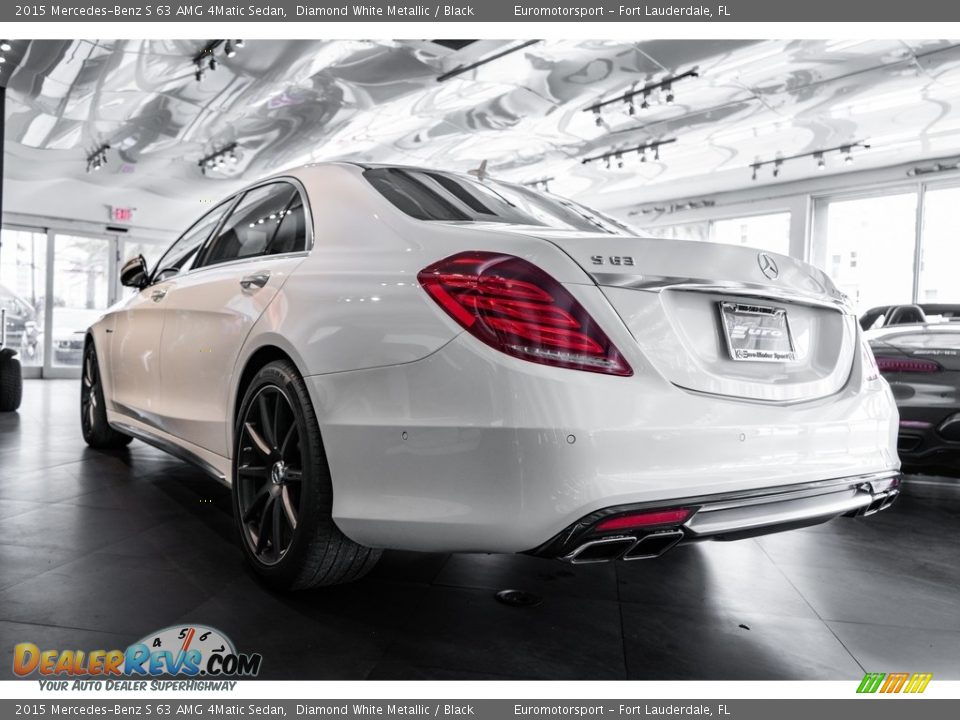 2015 Mercedes-Benz S 63 AMG 4Matic Sedan Diamond White Metallic / Black Photo #5