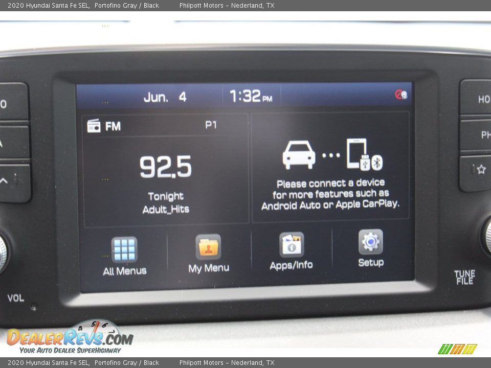 2020 Hyundai Santa Fe SEL Portofino Gray / Black Photo #15