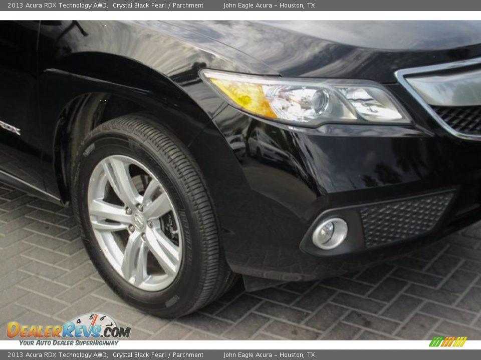 2013 Acura RDX Technology AWD Crystal Black Pearl / Parchment Photo #13
