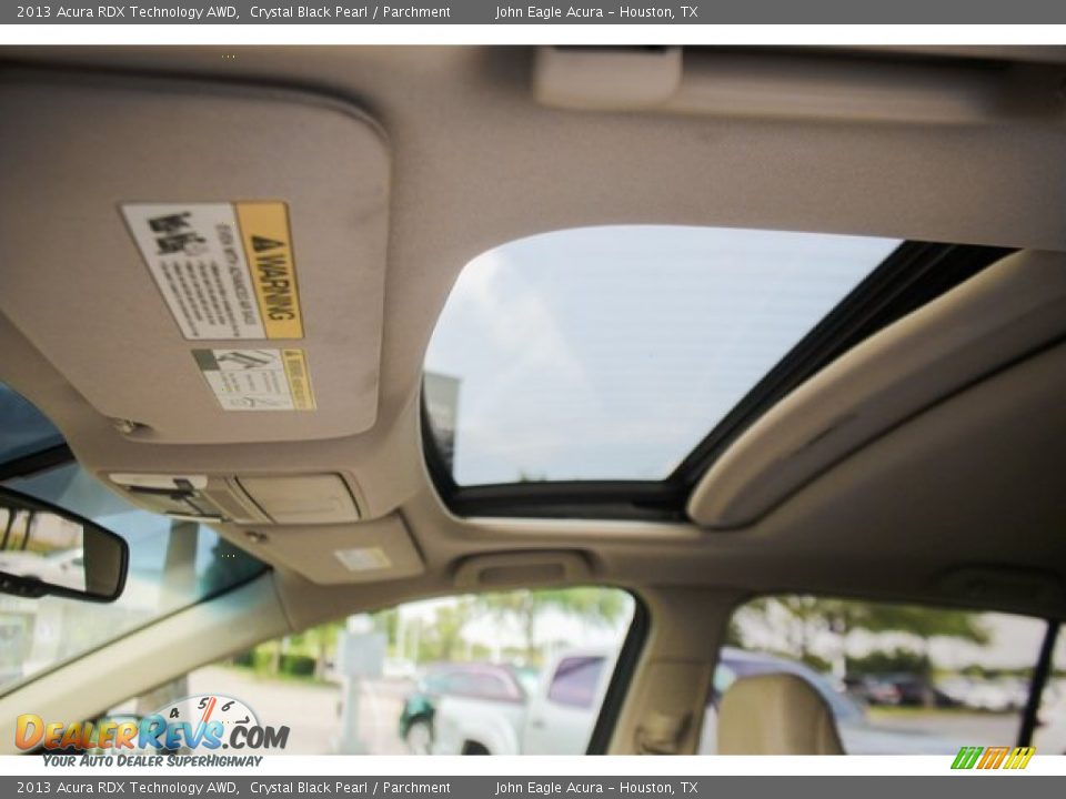2013 Acura RDX Technology AWD Crystal Black Pearl / Parchment Photo #18