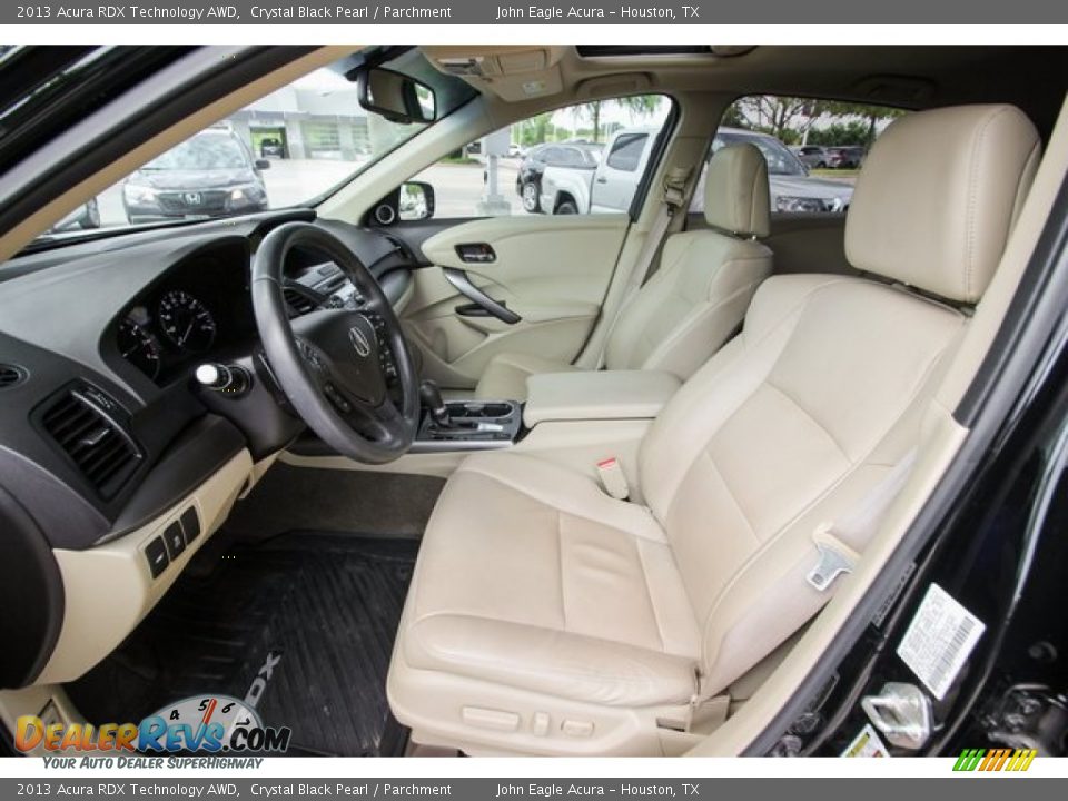 2013 Acura RDX Technology AWD Crystal Black Pearl / Parchment Photo #20