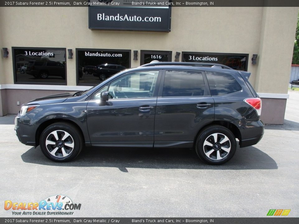 2017 Subaru Forester 2.5i Premium Dark Gray Metallic / Gray Photo #1