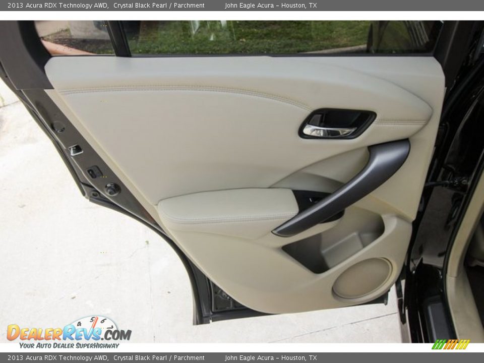 2013 Acura RDX Technology AWD Crystal Black Pearl / Parchment Photo #21
