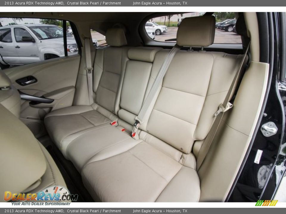 2013 Acura RDX Technology AWD Crystal Black Pearl / Parchment Photo #22