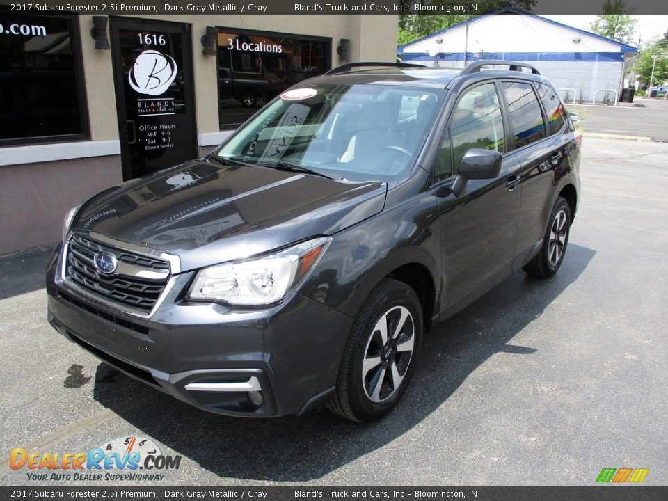 2017 Subaru Forester 2.5i Premium Dark Gray Metallic / Gray Photo #2