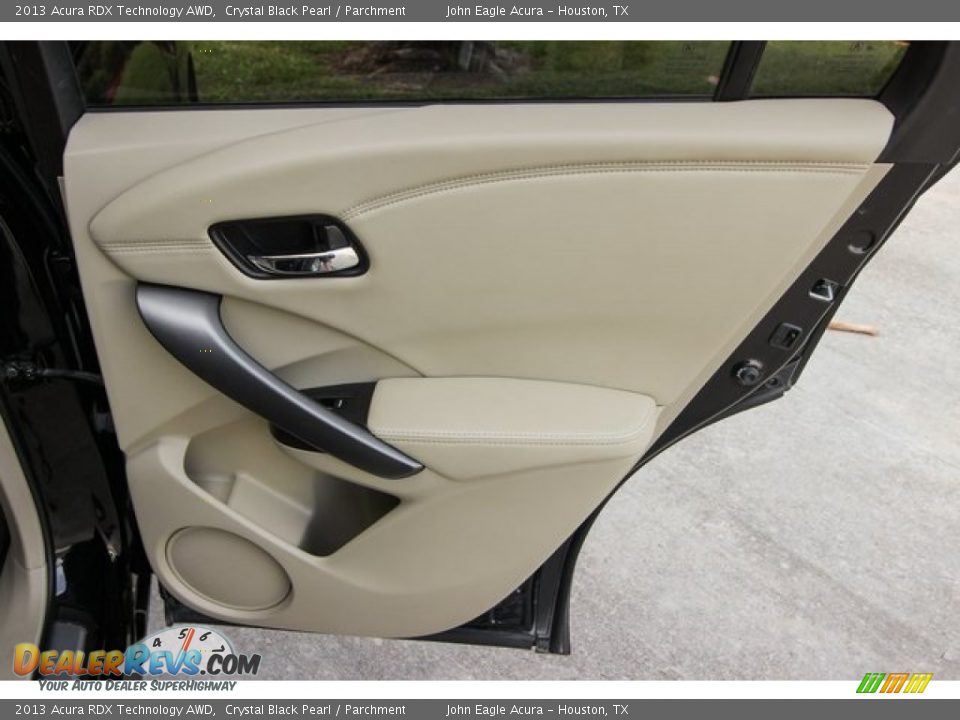 2013 Acura RDX Technology AWD Crystal Black Pearl / Parchment Photo #24