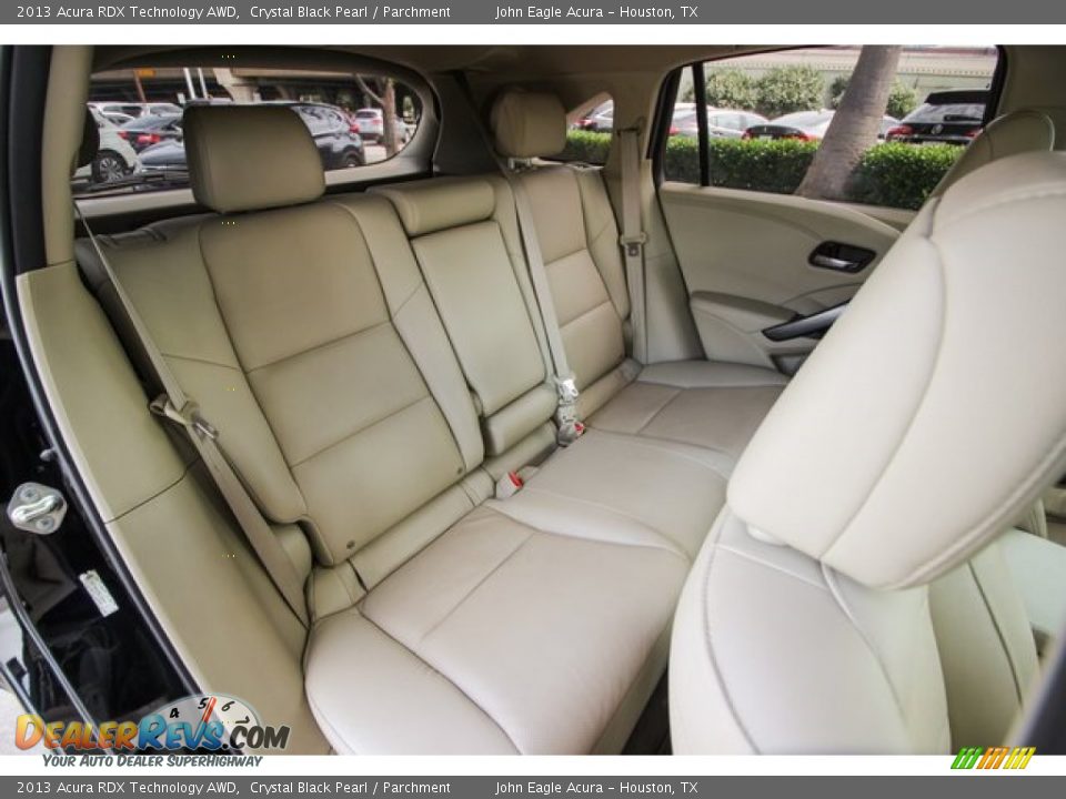 2013 Acura RDX Technology AWD Crystal Black Pearl / Parchment Photo #25