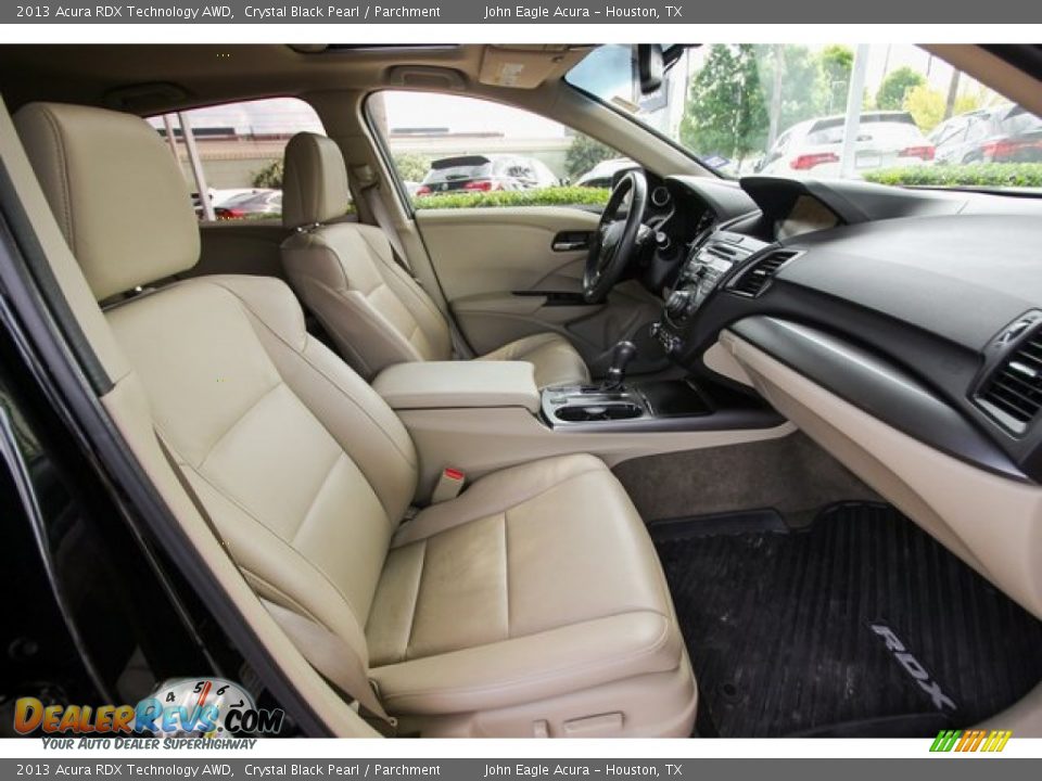 2013 Acura RDX Technology AWD Crystal Black Pearl / Parchment Photo #27