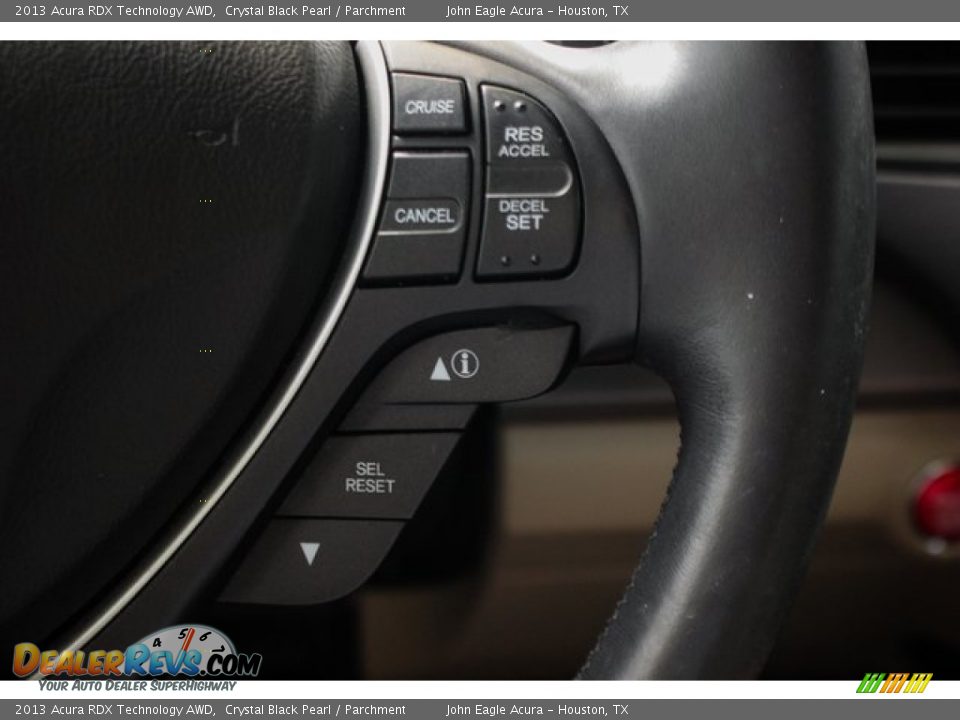 2013 Acura RDX Technology AWD Crystal Black Pearl / Parchment Photo #35