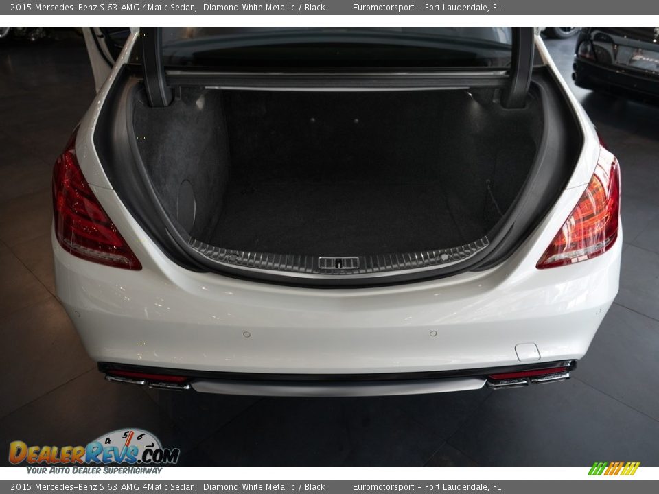 2015 Mercedes-Benz S 63 AMG 4Matic Sedan Diamond White Metallic / Black Photo #37