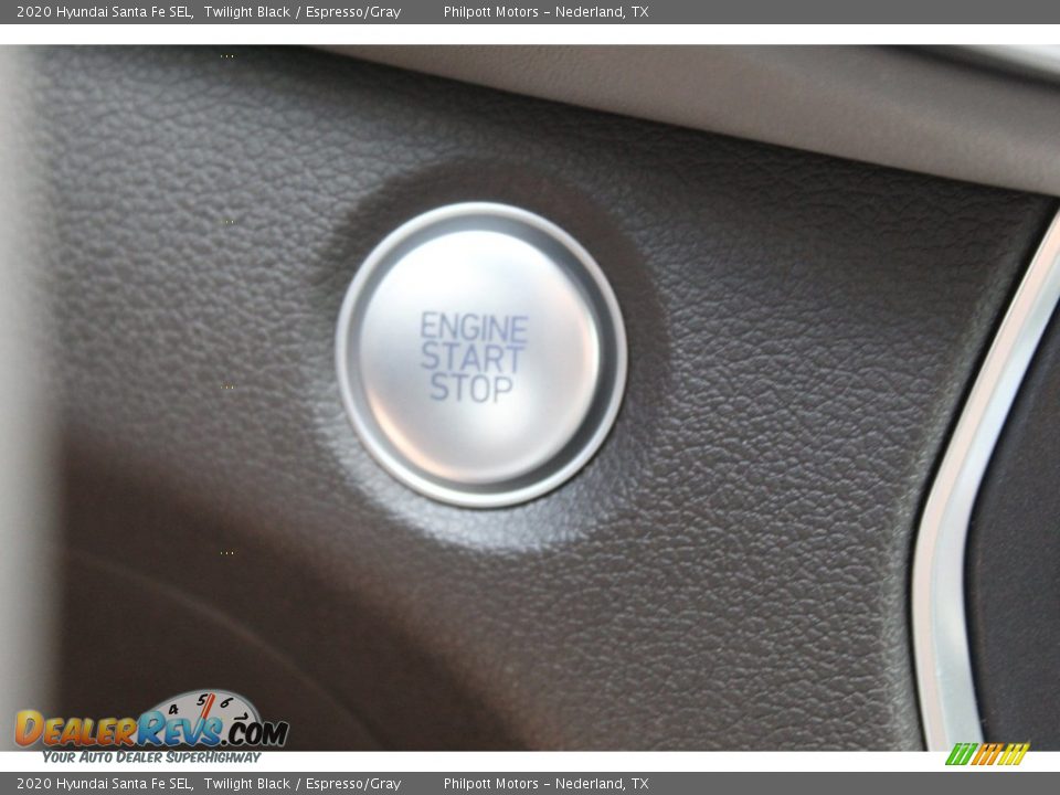 2020 Hyundai Santa Fe SEL Twilight Black / Espresso/Gray Photo #17