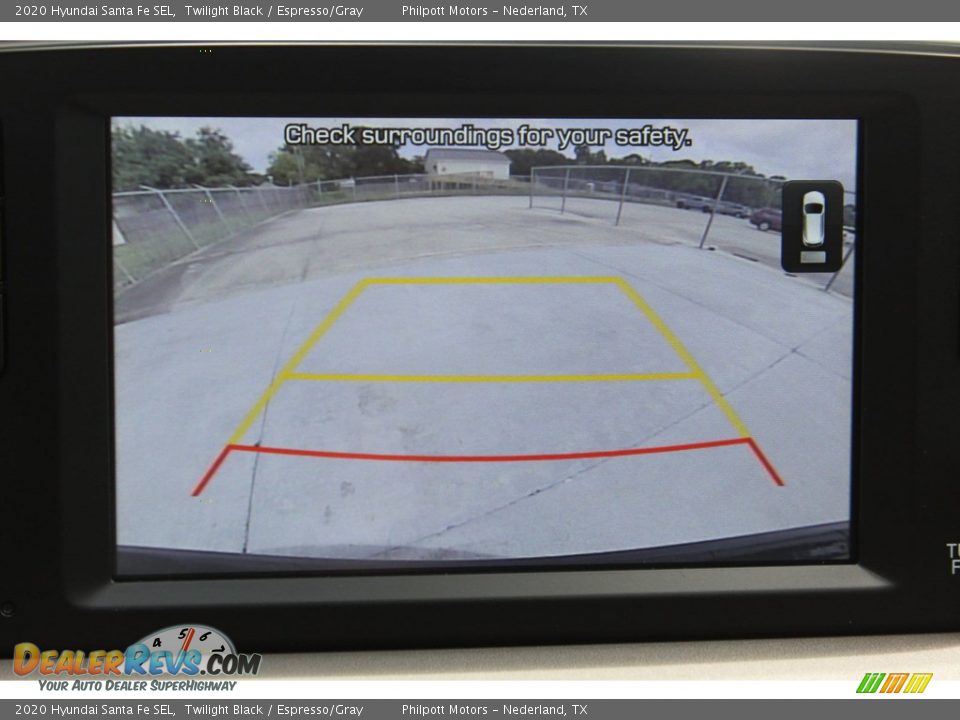 2020 Hyundai Santa Fe SEL Twilight Black / Espresso/Gray Photo #18