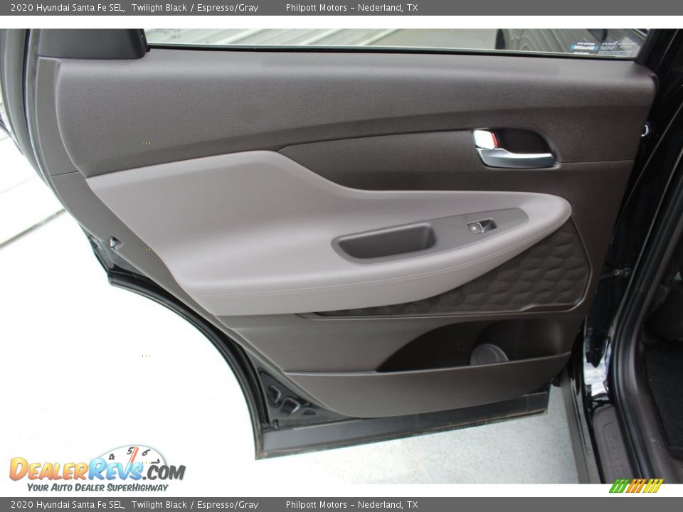 2020 Hyundai Santa Fe SEL Twilight Black / Espresso/Gray Photo #19