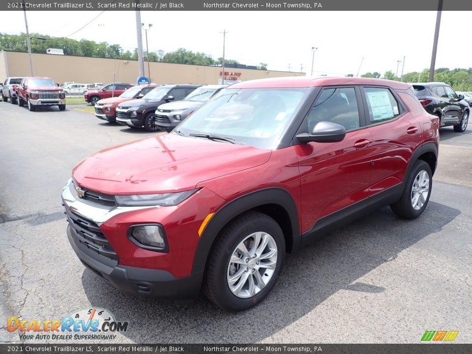 Scarlet Red Metallic 2021 Chevrolet TrailBlazer LS Photo #1