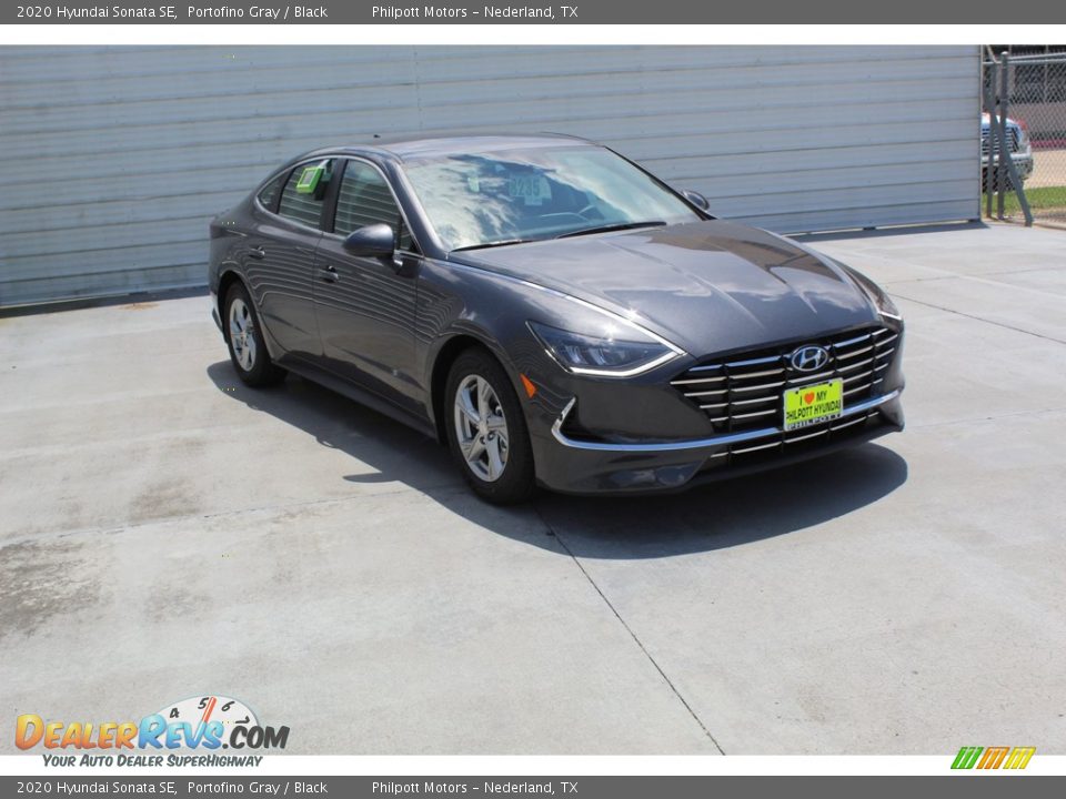 2020 Hyundai Sonata SE Portofino Gray / Black Photo #2