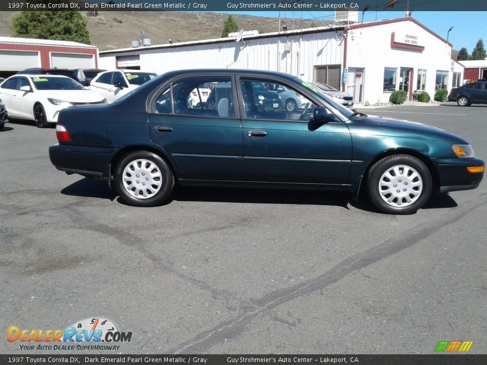 Dark Emerald Pearl Green Metallic 1997 Toyota Corolla DX Photo #4