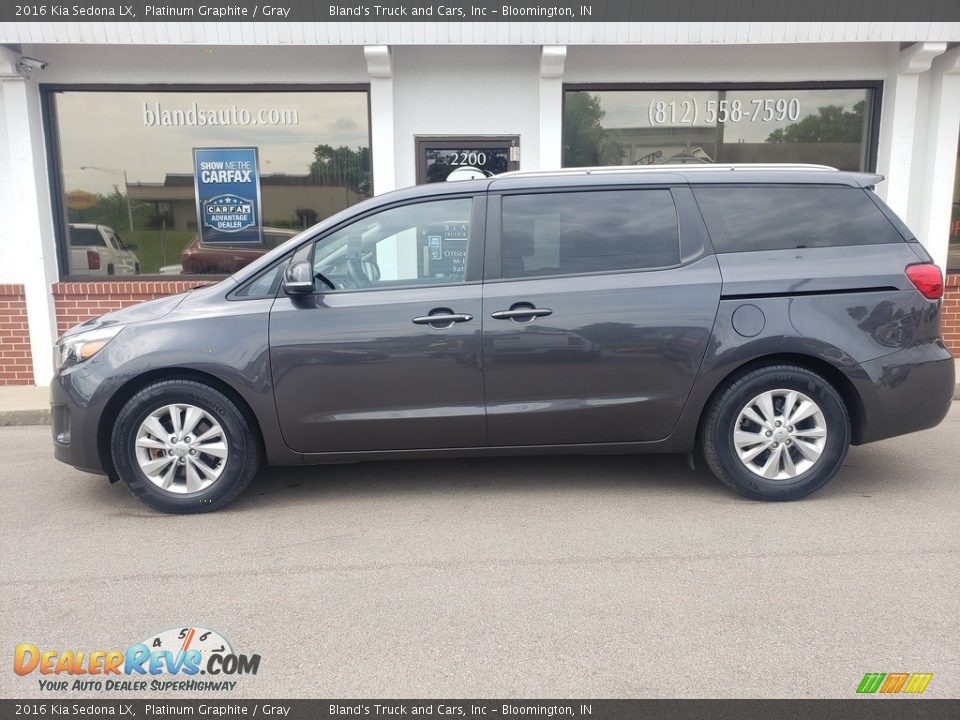 2016 Kia Sedona LX Platinum Graphite / Gray Photo #1