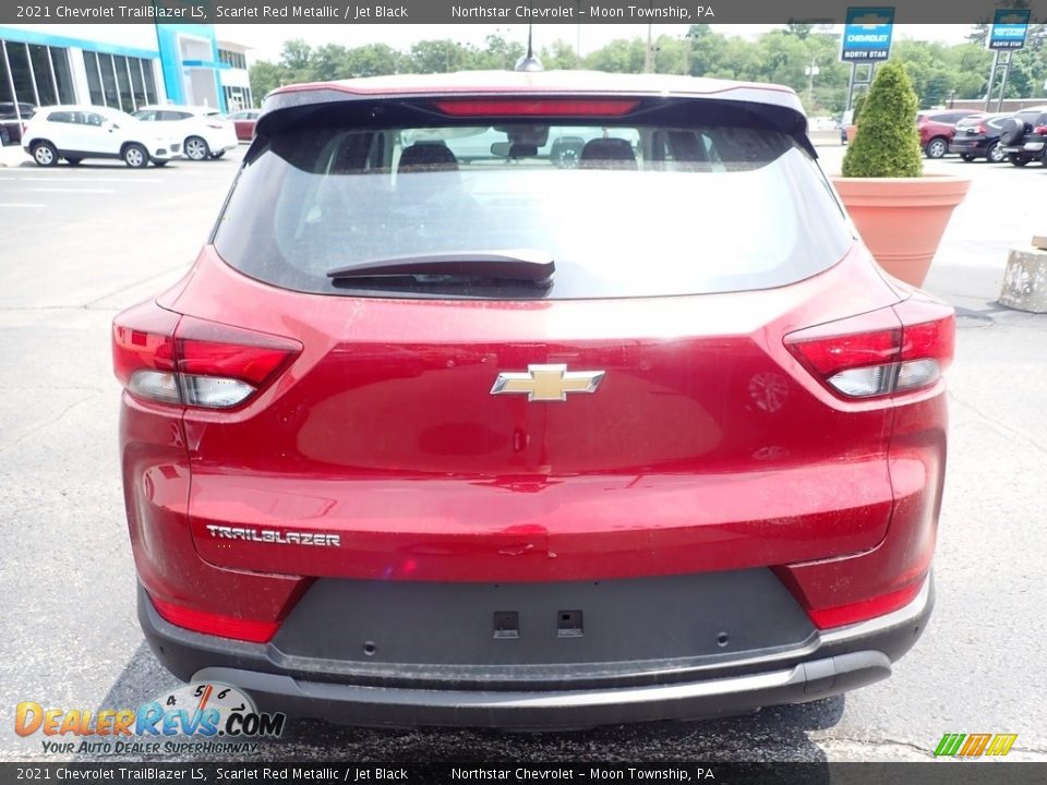 2021 Chevrolet TrailBlazer LS Scarlet Red Metallic / Jet Black Photo #5