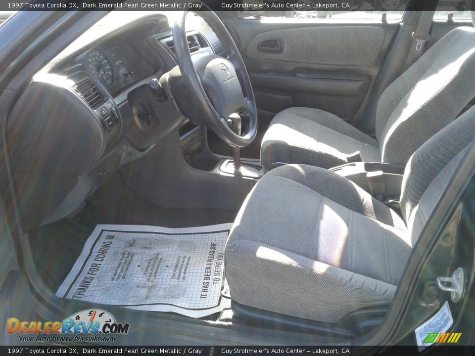 Front Seat of 1997 Toyota Corolla DX Photo #8