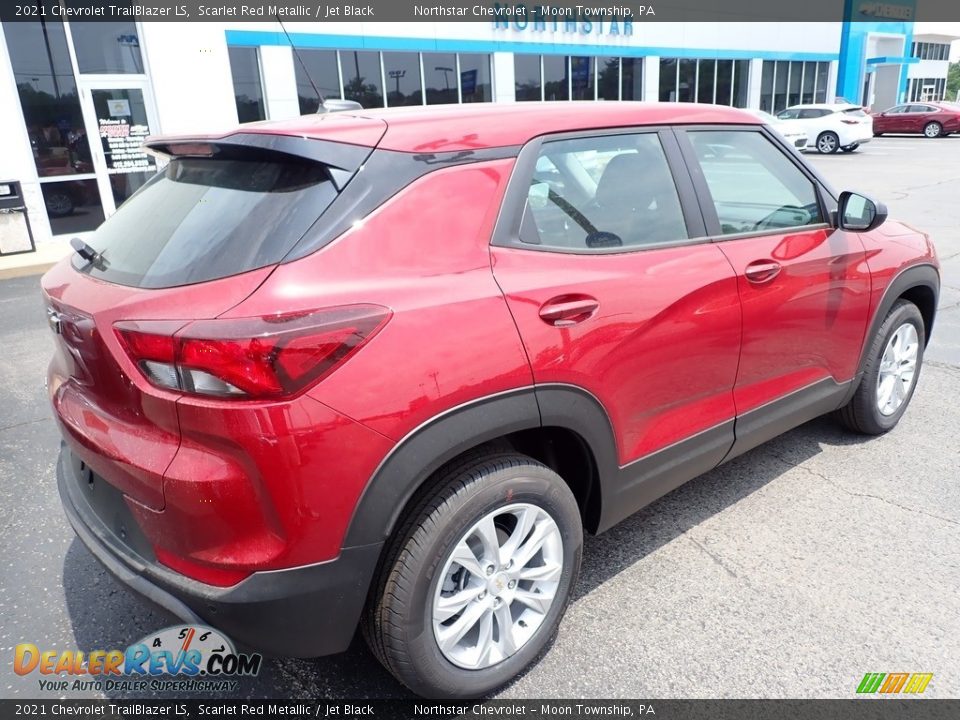 2021 Chevrolet TrailBlazer LS Scarlet Red Metallic / Jet Black Photo #6