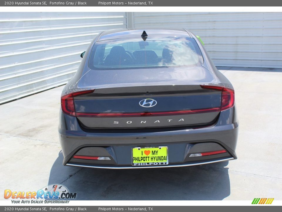 2020 Hyundai Sonata SE Portofino Gray / Black Photo #7