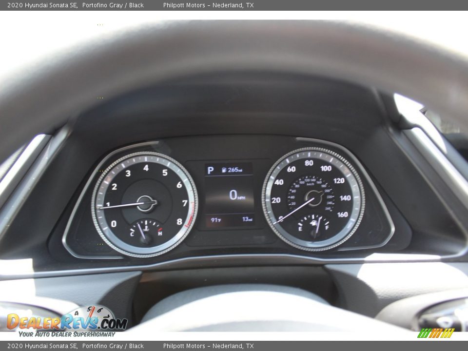 2020 Hyundai Sonata SE Portofino Gray / Black Photo #13
