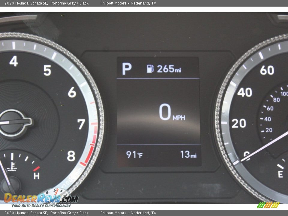 2020 Hyundai Sonata SE Portofino Gray / Black Photo #14