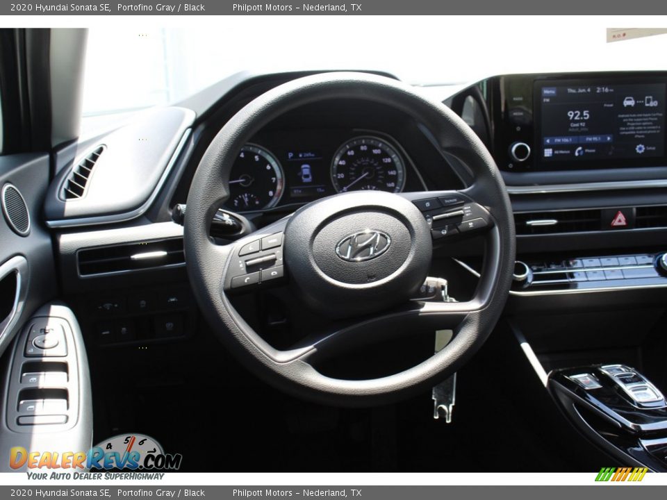 2020 Hyundai Sonata SE Portofino Gray / Black Photo #22