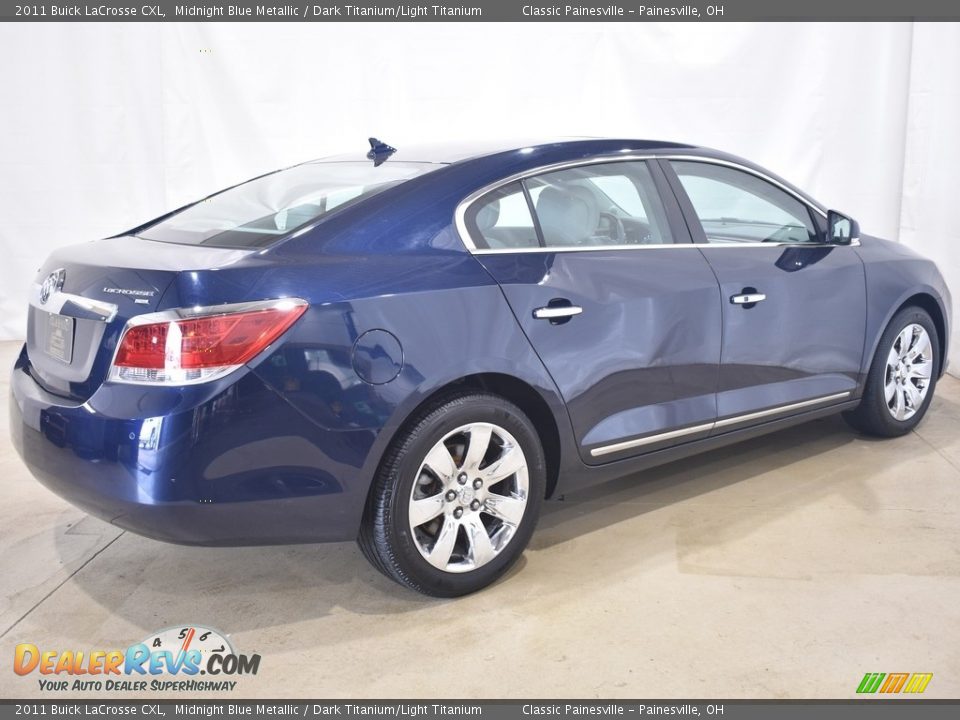 2011 Buick LaCrosse CXL Midnight Blue Metallic / Dark Titanium/Light Titanium Photo #2