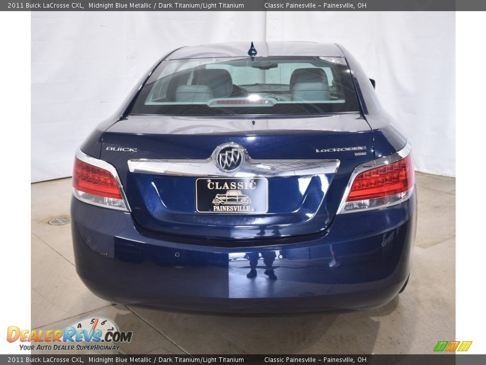 2011 Buick LaCrosse CXL Midnight Blue Metallic / Dark Titanium/Light Titanium Photo #3