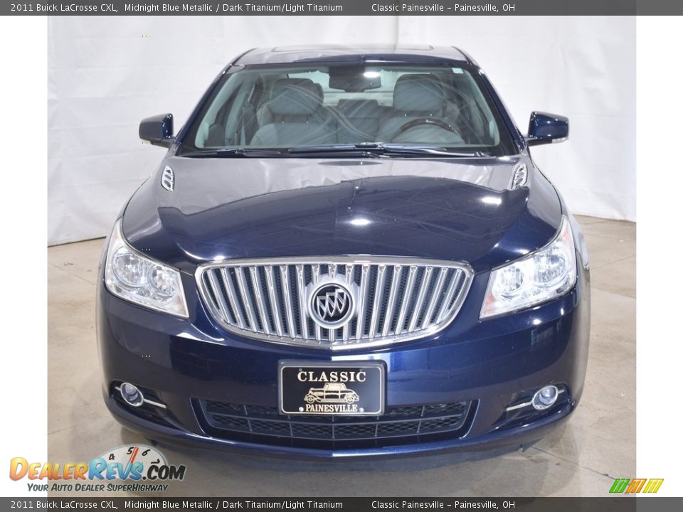 2011 Buick LaCrosse CXL Midnight Blue Metallic / Dark Titanium/Light Titanium Photo #4