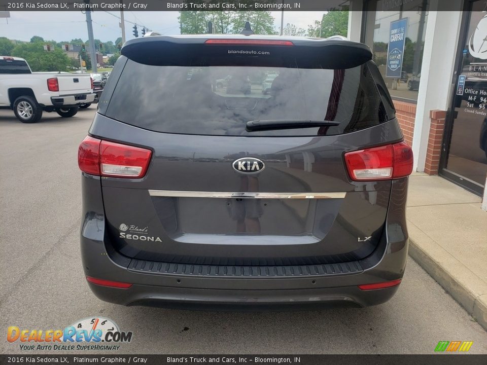 2016 Kia Sedona LX Platinum Graphite / Gray Photo #31