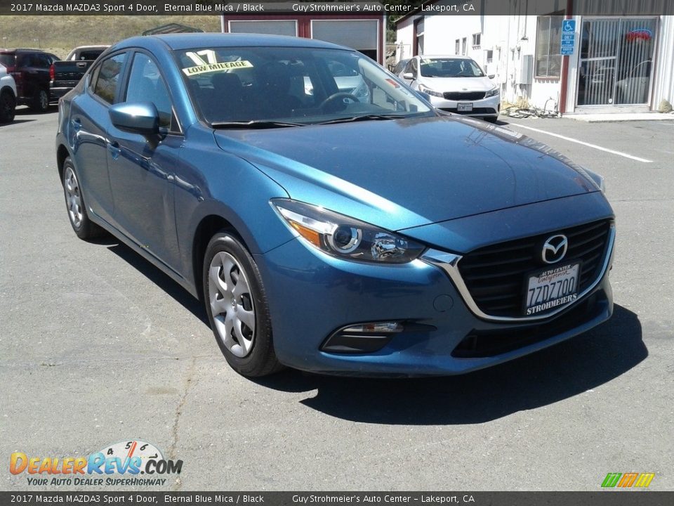 2017 Mazda MAZDA3 Sport 4 Door Eternal Blue Mica / Black Photo #1