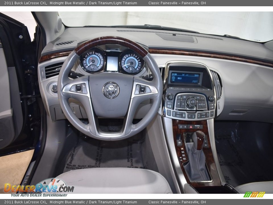 2011 Buick LaCrosse CXL Midnight Blue Metallic / Dark Titanium/Light Titanium Photo #14