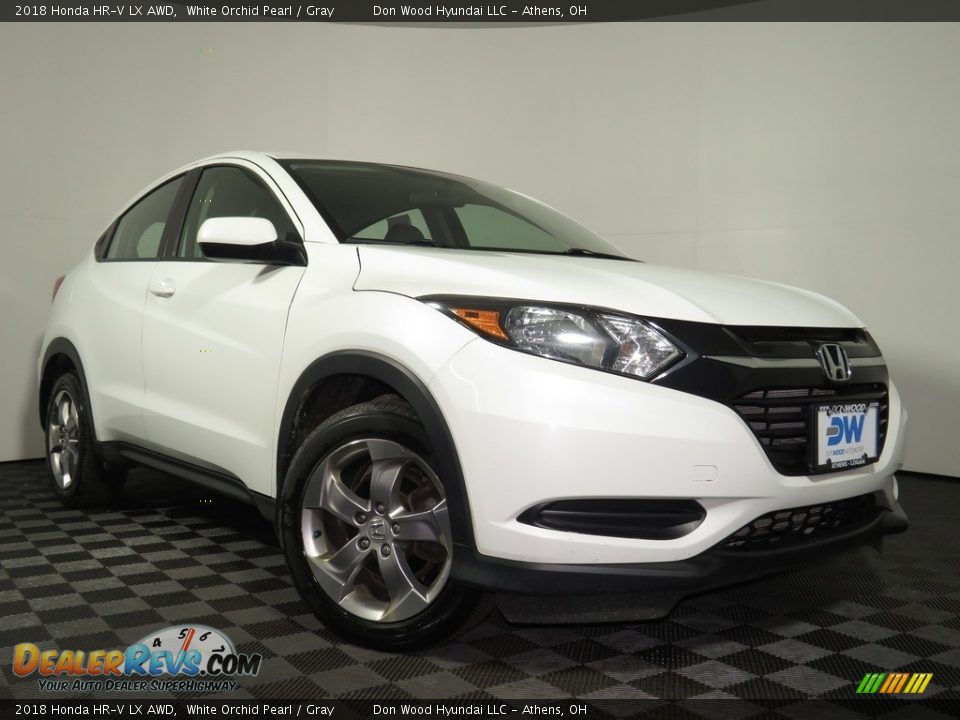 2018 Honda HR-V LX AWD White Orchid Pearl / Gray Photo #1