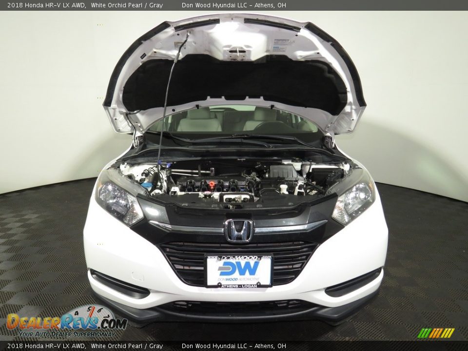 2018 Honda HR-V LX AWD White Orchid Pearl / Gray Photo #5