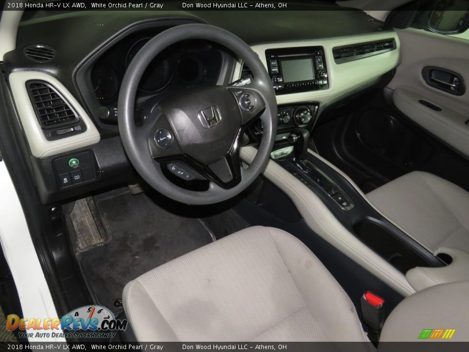 2018 Honda HR-V LX AWD White Orchid Pearl / Gray Photo #19