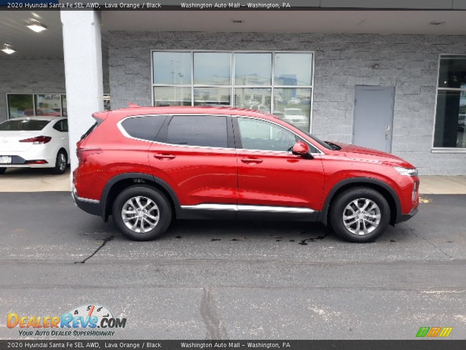 2020 Hyundai Santa Fe SEL AWD Lava Orange / Black Photo #2