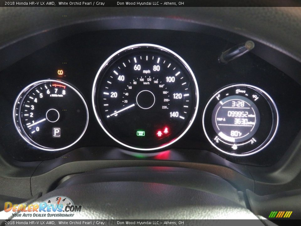 2018 Honda HR-V LX AWD White Orchid Pearl / Gray Photo #28