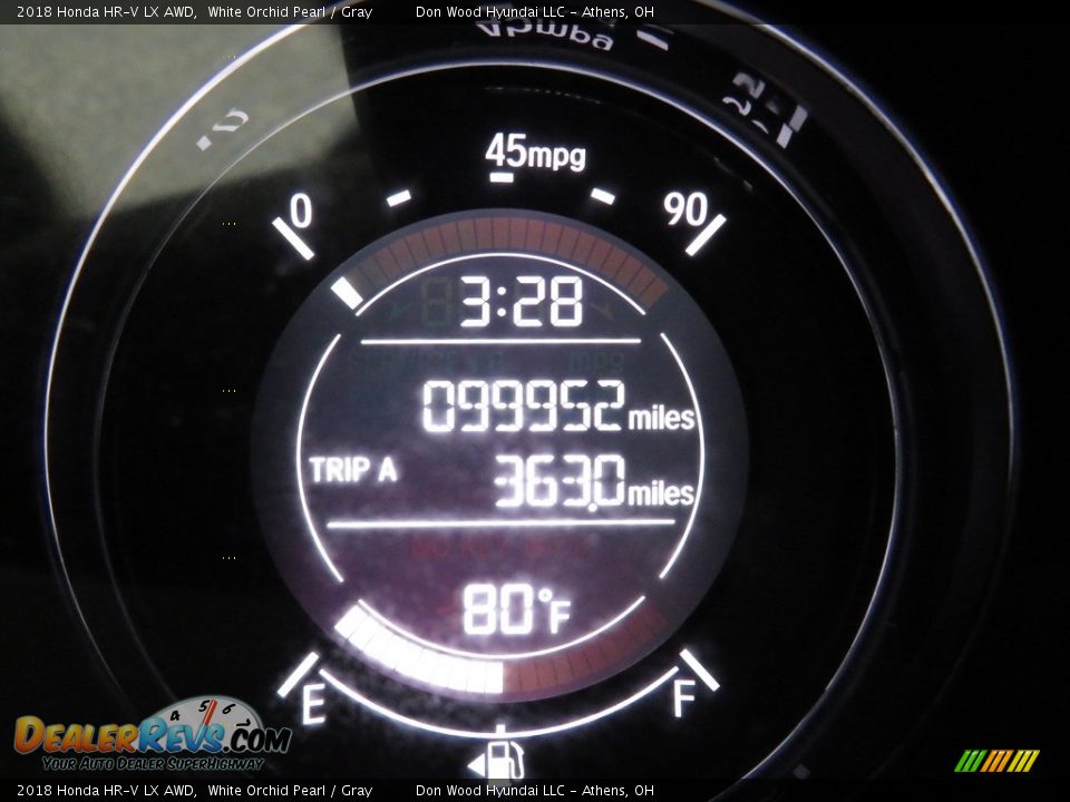 2018 Honda HR-V LX AWD White Orchid Pearl / Gray Photo #29