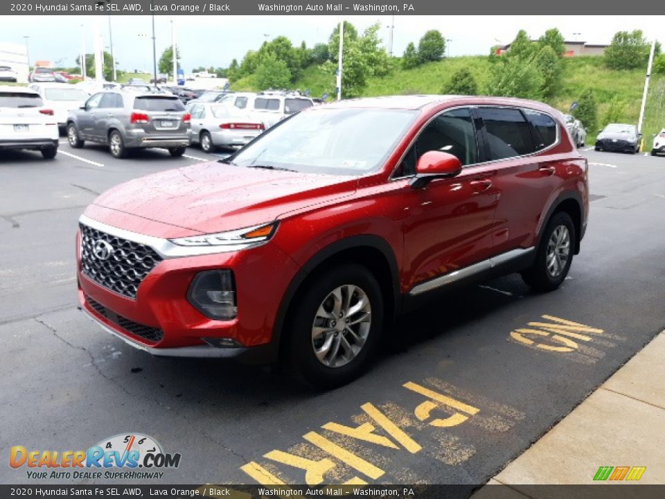 2020 Hyundai Santa Fe SEL AWD Lava Orange / Black Photo #6
