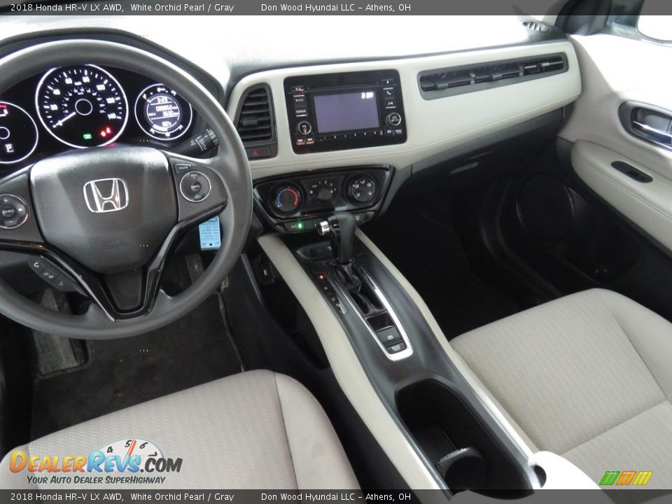 2018 Honda HR-V LX AWD White Orchid Pearl / Gray Photo #31