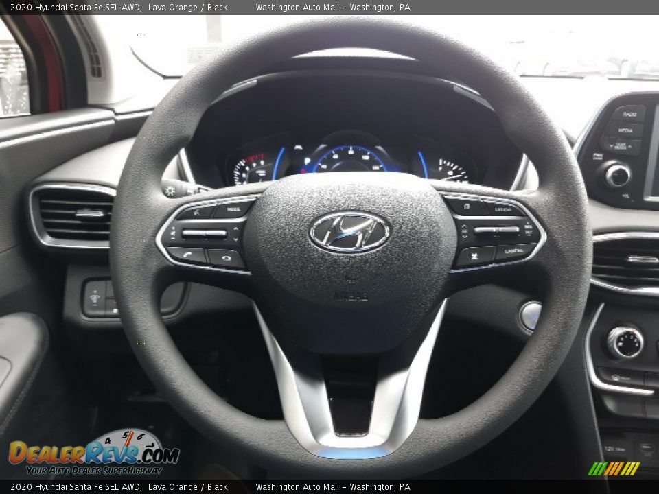 2020 Hyundai Santa Fe SEL AWD Lava Orange / Black Photo #8