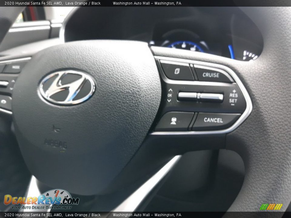 2020 Hyundai Santa Fe SEL AWD Lava Orange / Black Photo #10