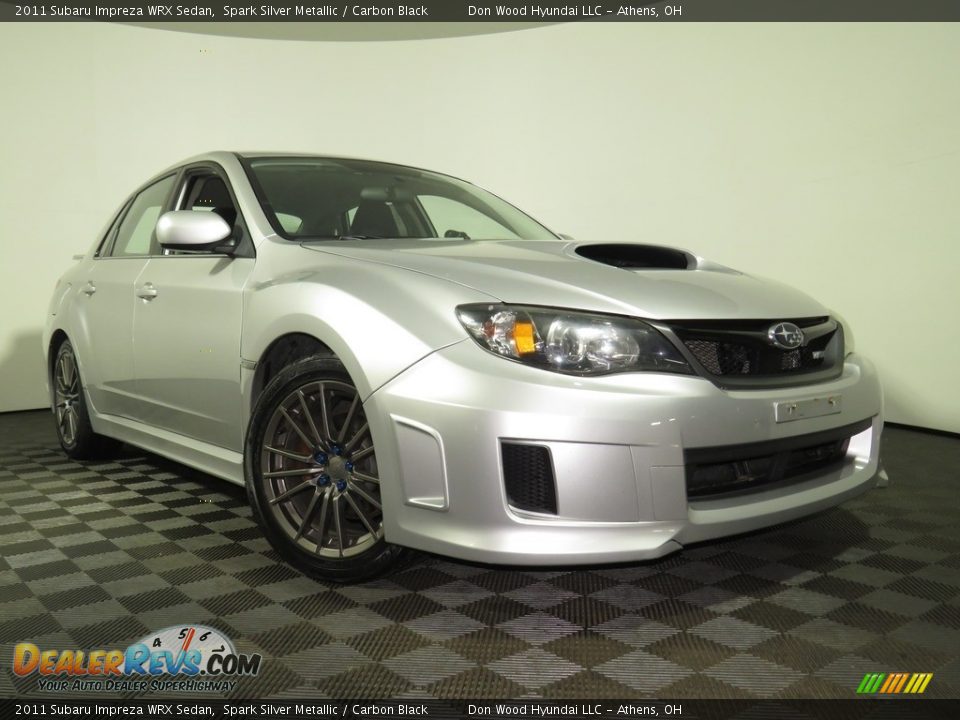 2011 Subaru Impreza WRX Sedan Spark Silver Metallic / Carbon Black Photo #1